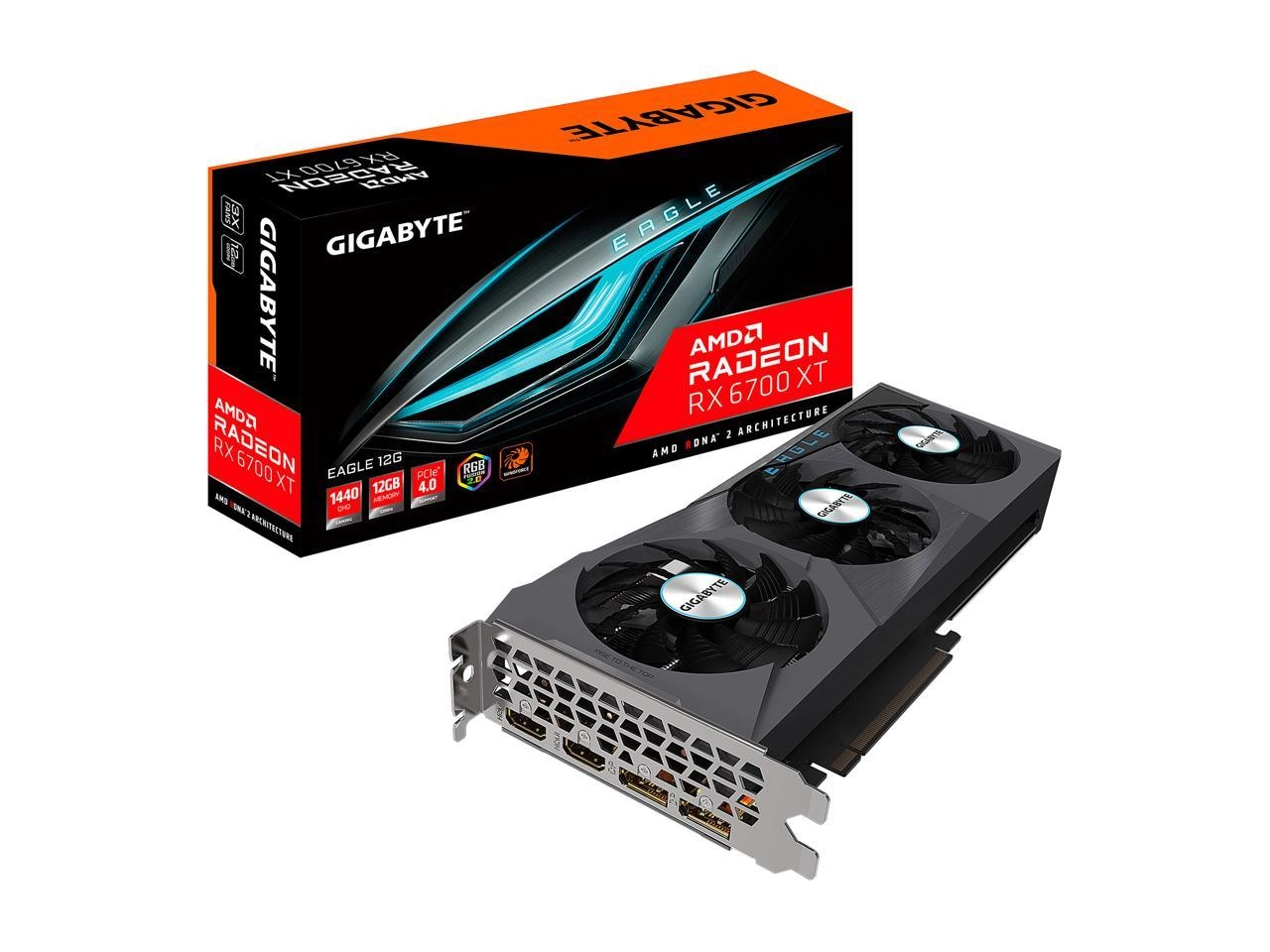 GIGABYTE Radeon RX 6700 XT EAGLE 12G Package