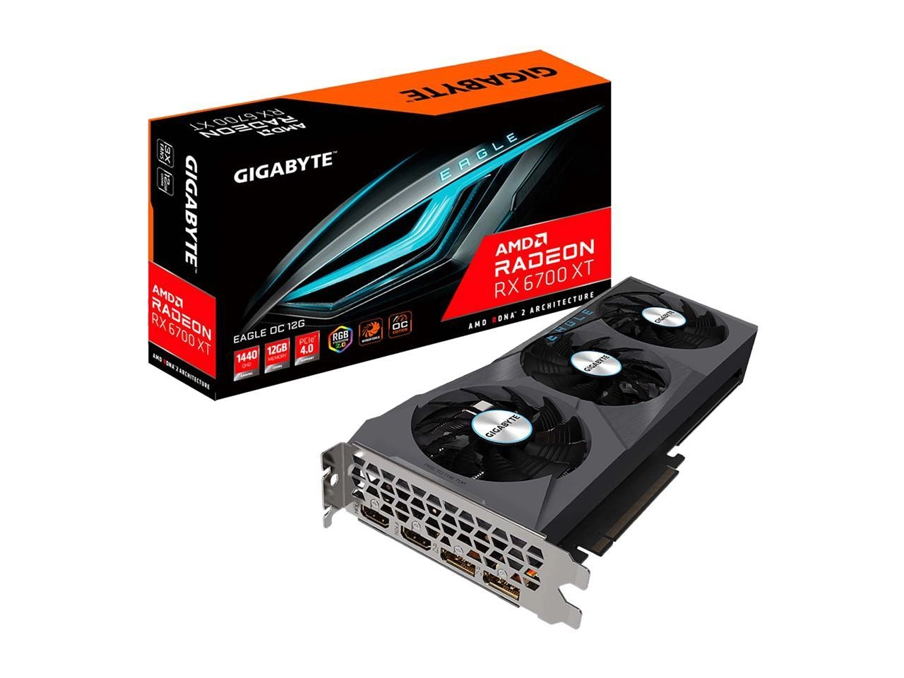 GIGABYTE Radeon RX 6700 XT EAGLE OC 12G Package