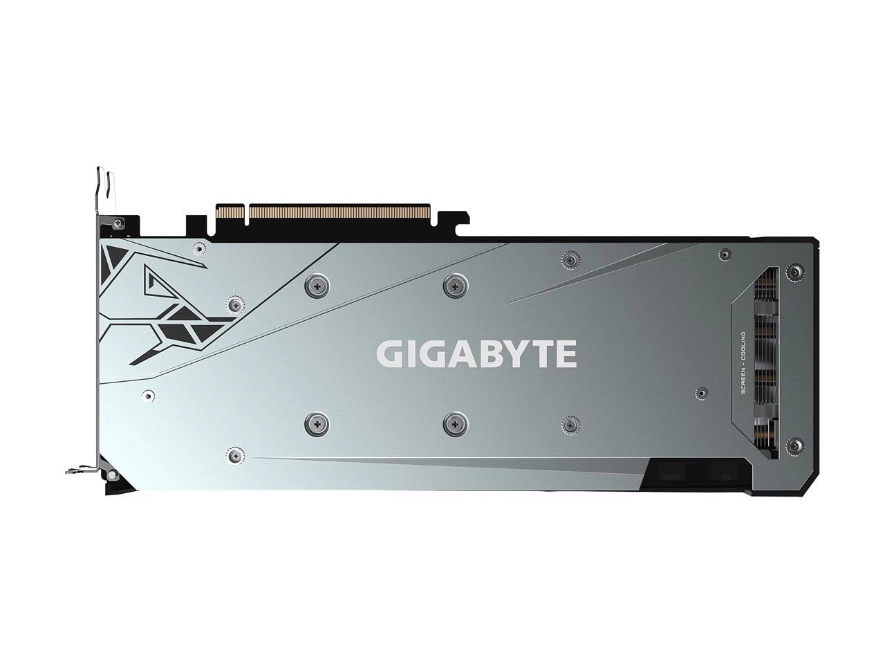 GIGABYTE Radeon RX 6700 XT GAMING OC 12G Behind View