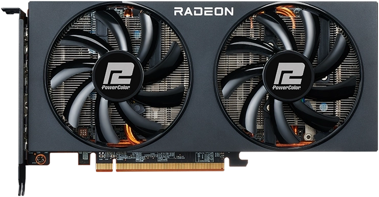PowerColor Fighter AMD Radeon RX 6700 12GB GDDR6 Transparent