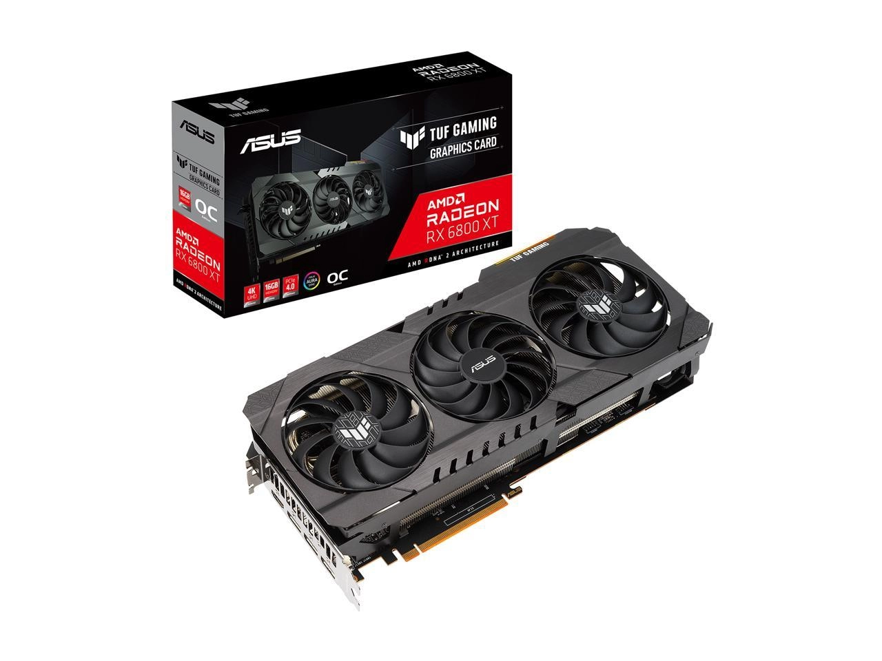 ASUS TUF GAMING Radeon RX 6800 XT OC Edition Package
