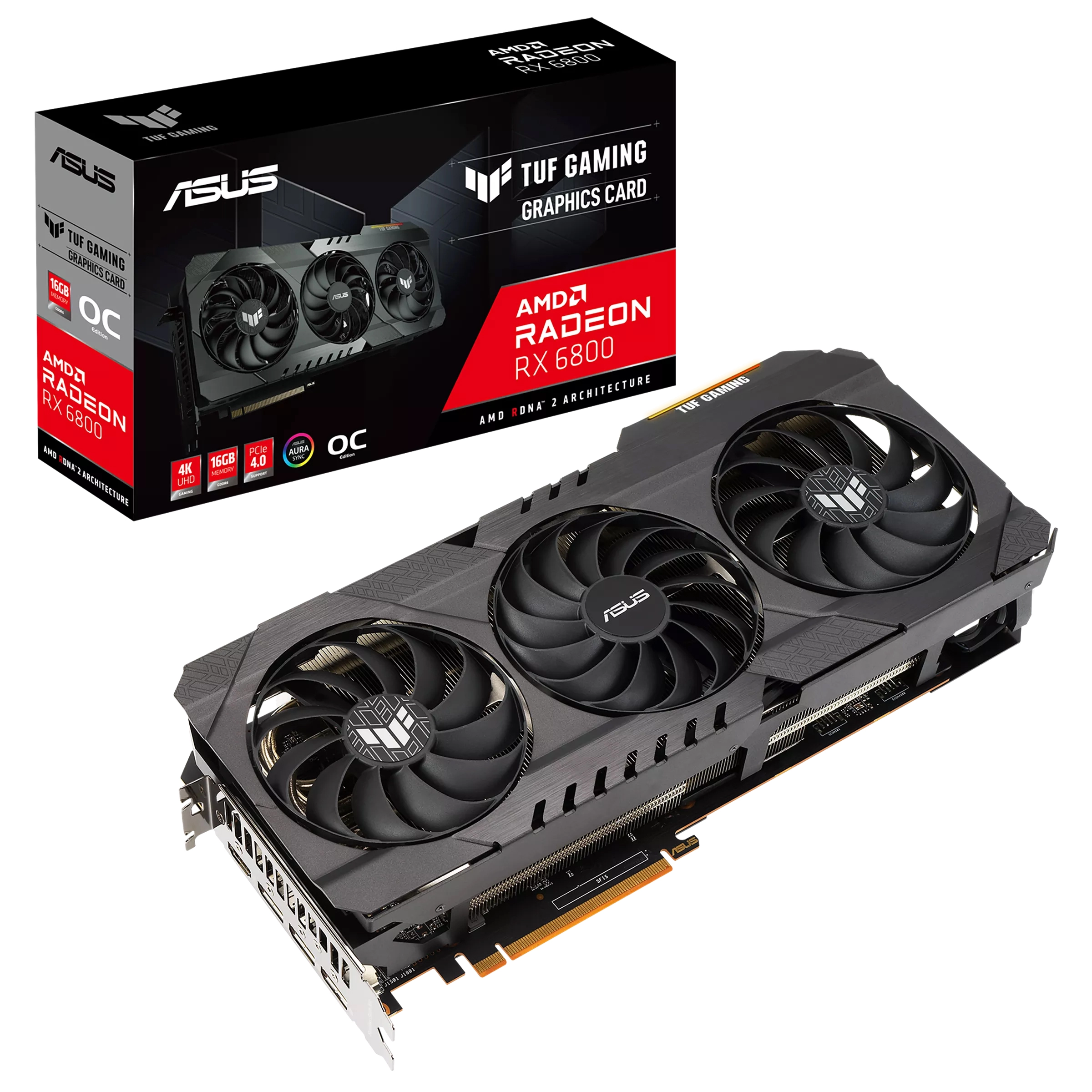 ASUS TUF GAMING Radeon RX 6800 OC Edition Package