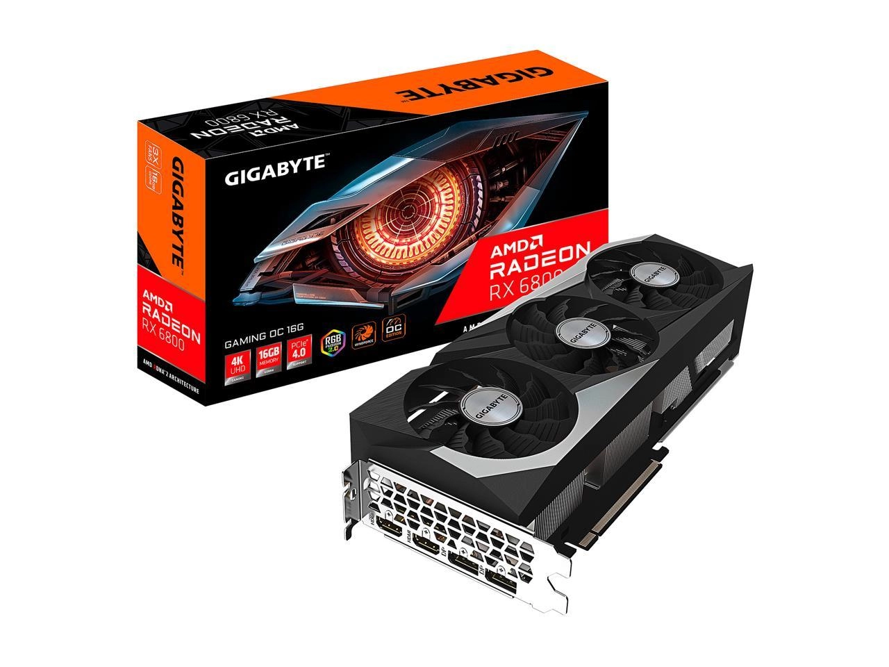 GIGABYTE Radeon RX 6800 GAMING OC 16G Package