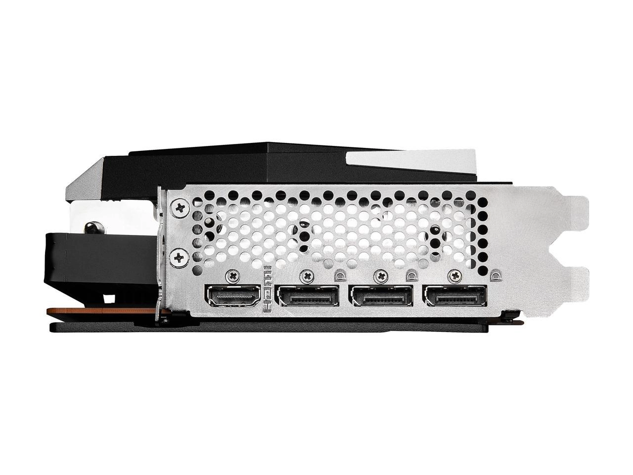 MSI Radeon RX 6800 GAMING X TRIO 16G Left Side View