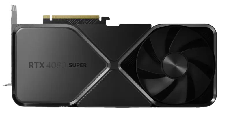 Nvidia GeForce RTX 4080 Super Founders Edition Transparent