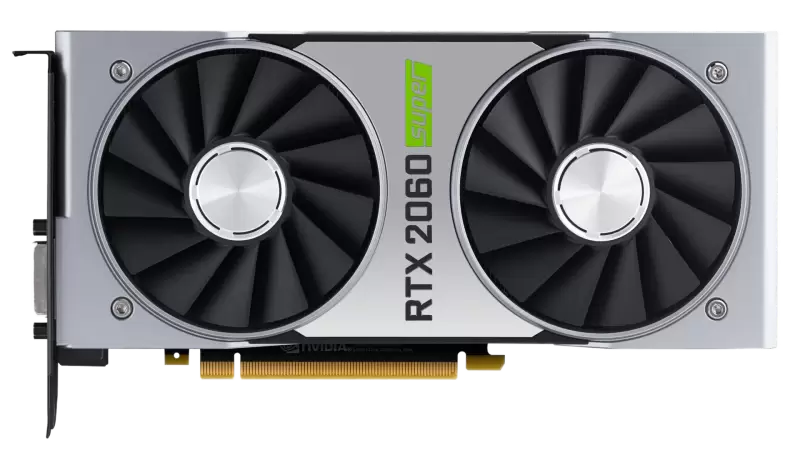 Nvidia GeForce RTX 2060 Super Founders Edition Transparent