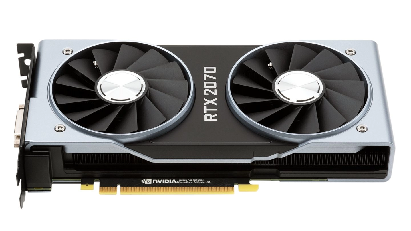 Nvidia GeForce RTX 2070 Founders Edition Behind View