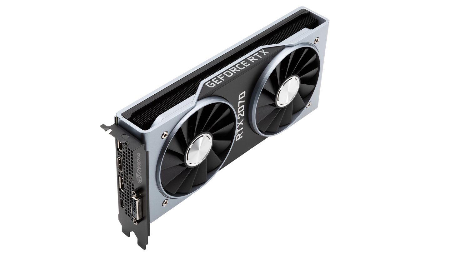 Nvidia GeForce RTX 2070 Founders Edition Front View