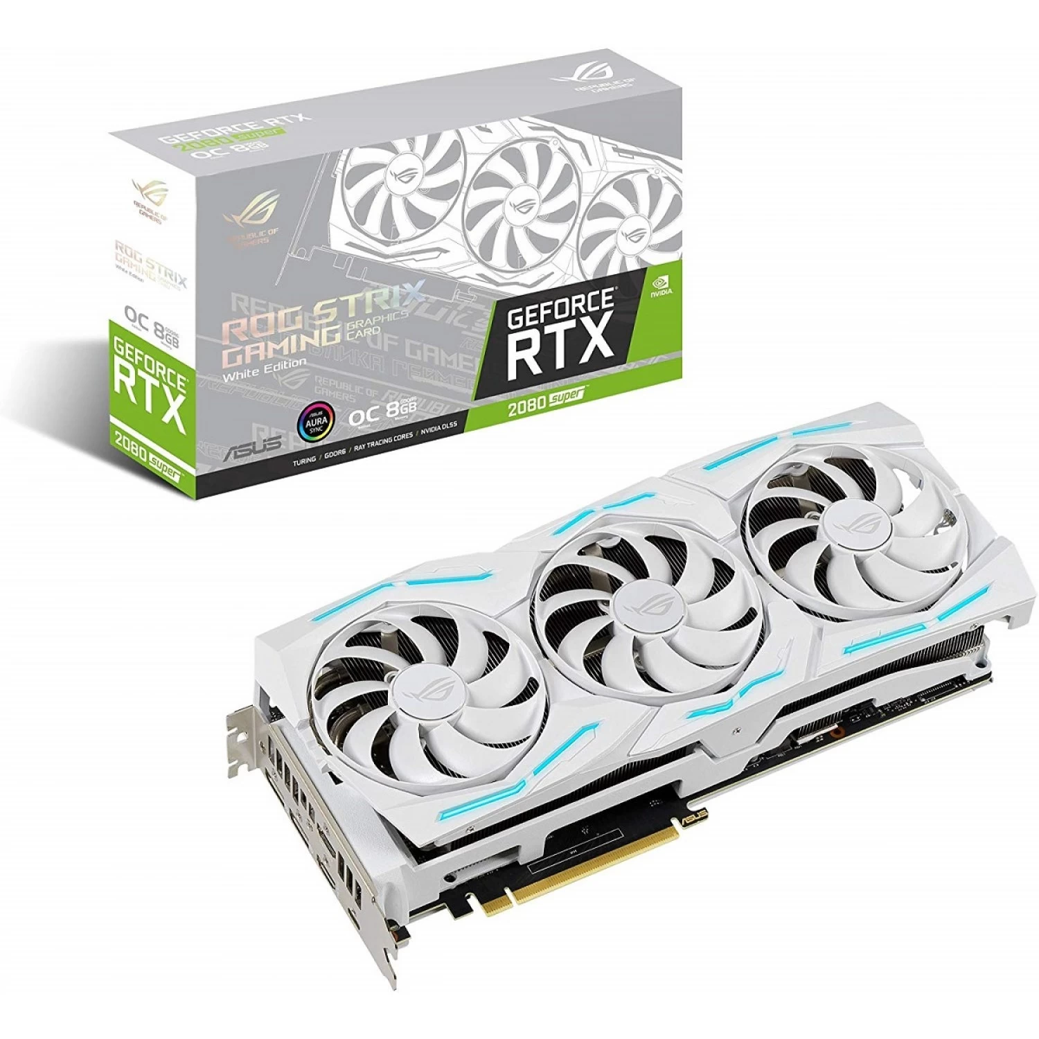 ASUS ROG STRIX RTX 2080 SUPER White GAMING OC Package