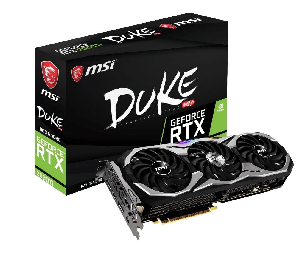 MSI GeForce RTX 2080 Ti DUKE 11G Package