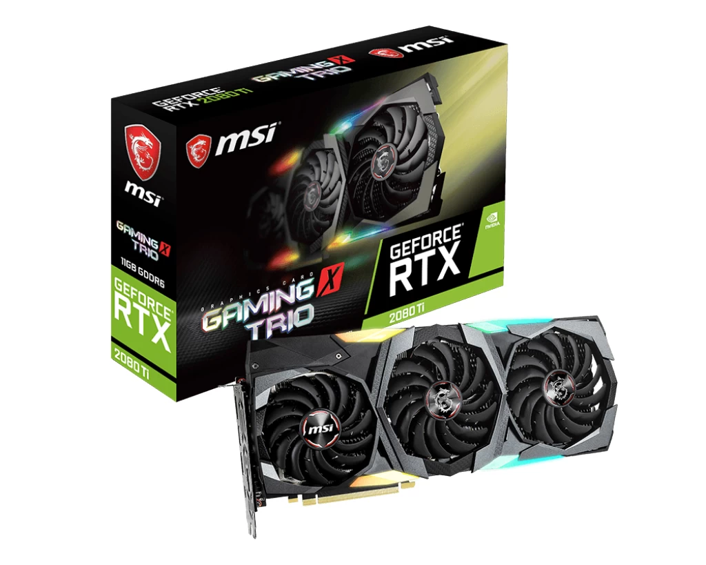 MSI GeForce RTX 2080 Ti GAMING X TRIO Package