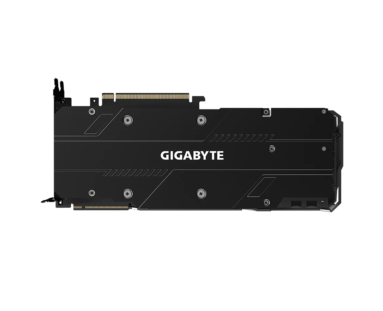 GIGABYTE GeForce RTX 2080 Ti WINDFORCE 11G Behind View