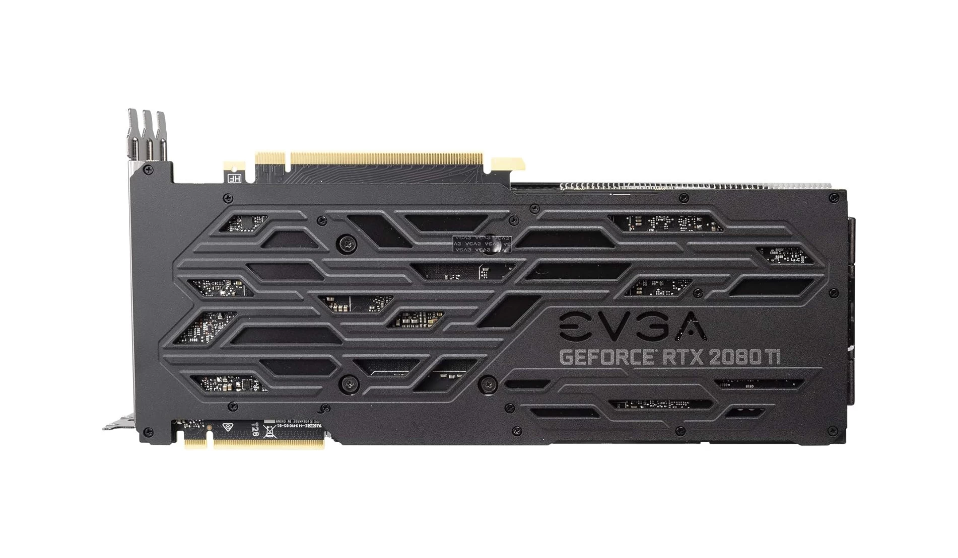 EVGA GeForce RTX 2080 Ti XC Black Behind View