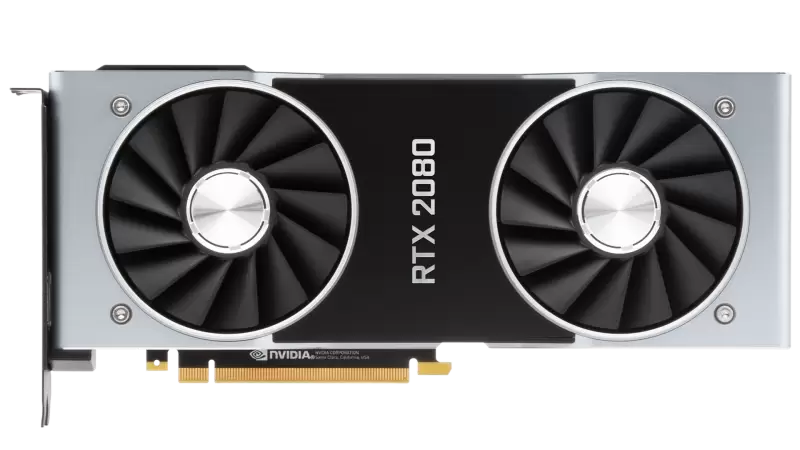 Nvidia GeForce RTX 2080 Founders Edition Transparent