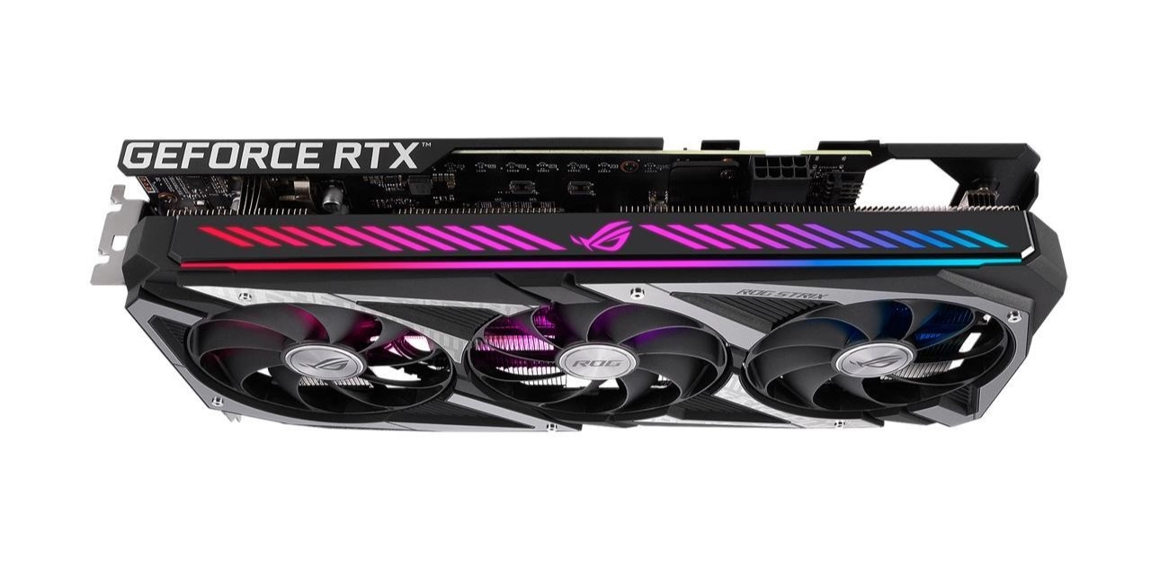 ASUS ROG Strix GeForce RTX 3050 OC Edition 8GB Front View