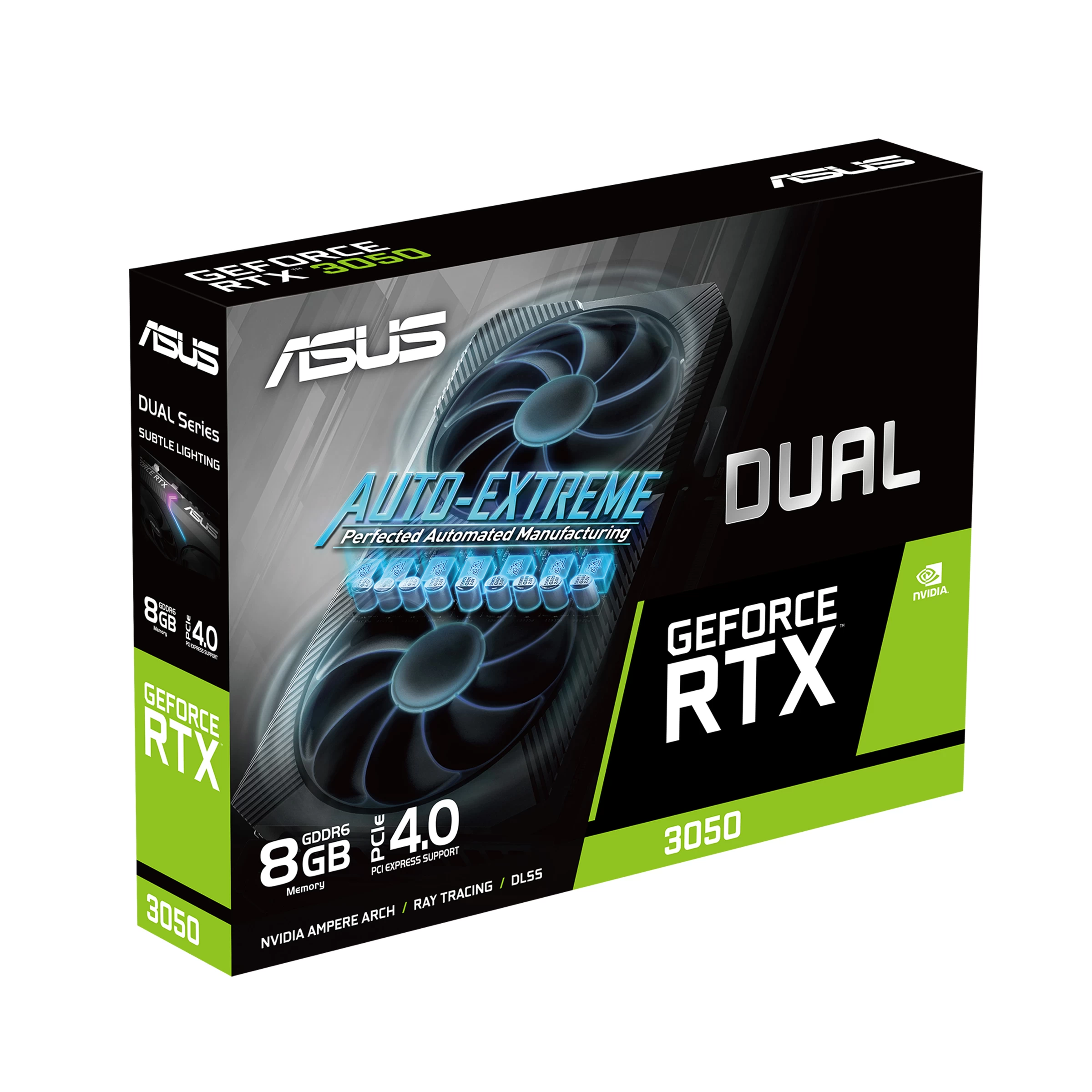ASUS Dual GeForce RTX 3050 8GB GDDR6 Package Content