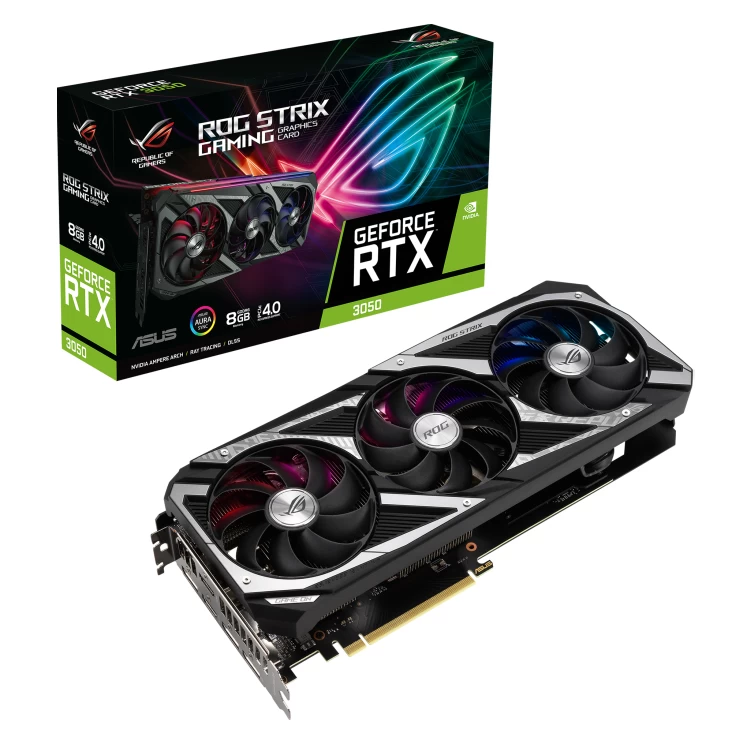 ASUS ROG Strix GeForce RTX 3050 8GB Package