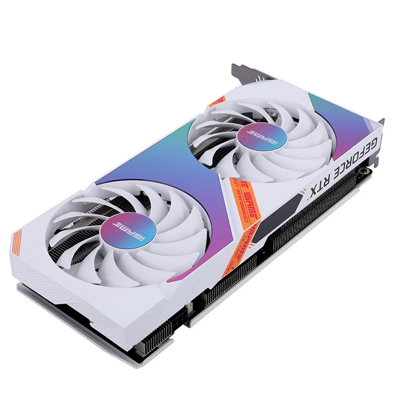 Colorful iGame GeForce RTX 3050 Ultra W DUO OC Right Side View