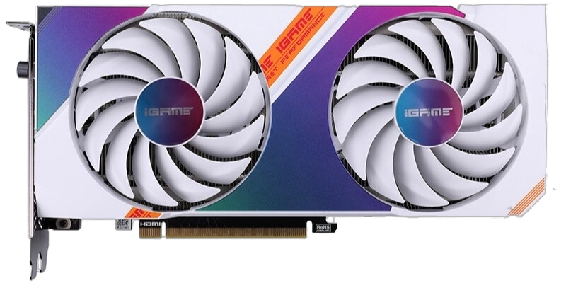 Colorful iGame GeForce RTX 3050 Ultra W DUO OC Transparent
