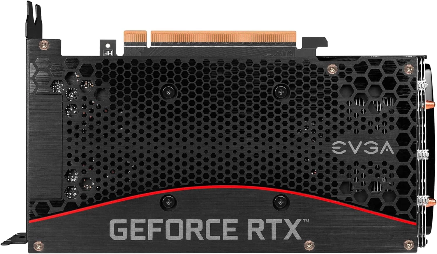 EVGA GeForce RTX 3050 XC BLACK GAMING Back View