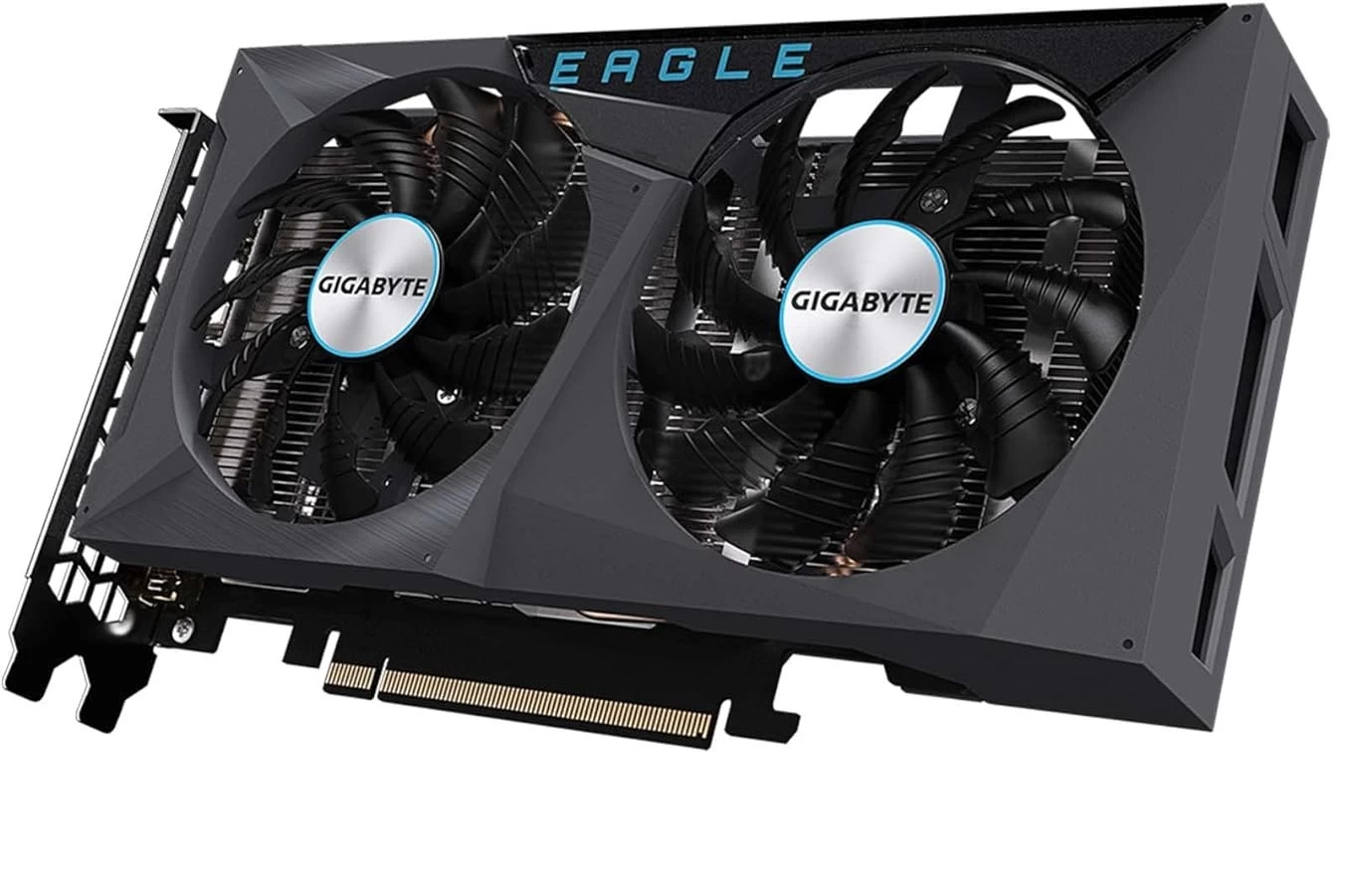 Gigabyte GeForce RTX 3050 EAGLE 8G Right Side View