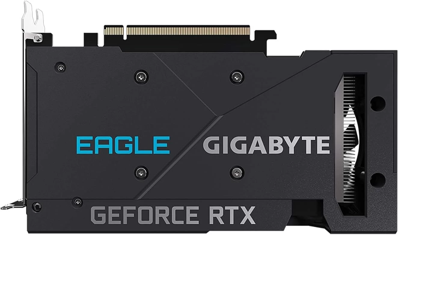 Gigabyte GeForce RTX 3050 EAGLE OC 8G Back View