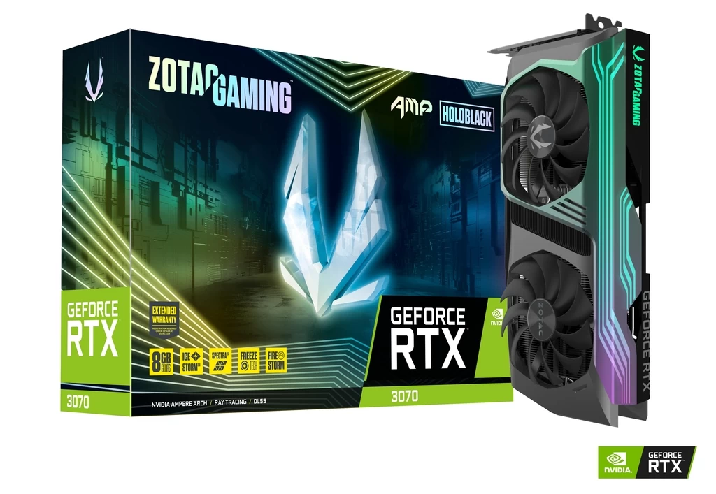 ZOTAC GAMING GeForce RTX 3070 AMP Holo Package