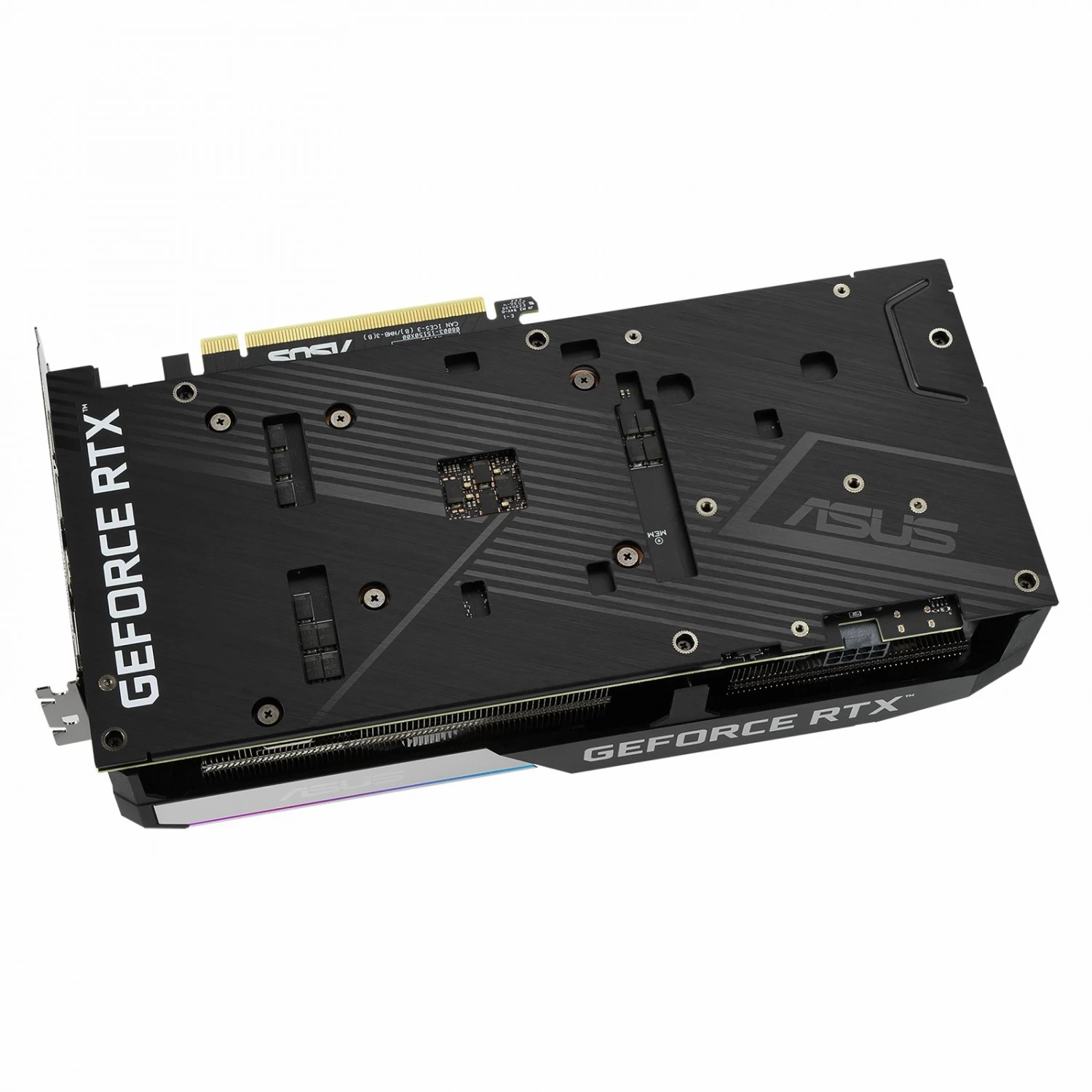 ASUS Dual GeForce RTX 3060 Ti Edition 8GB Back View
