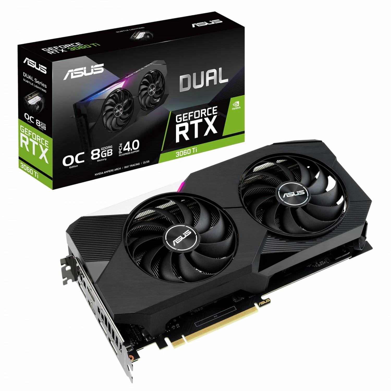 ASUS Dual GeForce RTX 3060 Ti OC Edition 8GB Package
