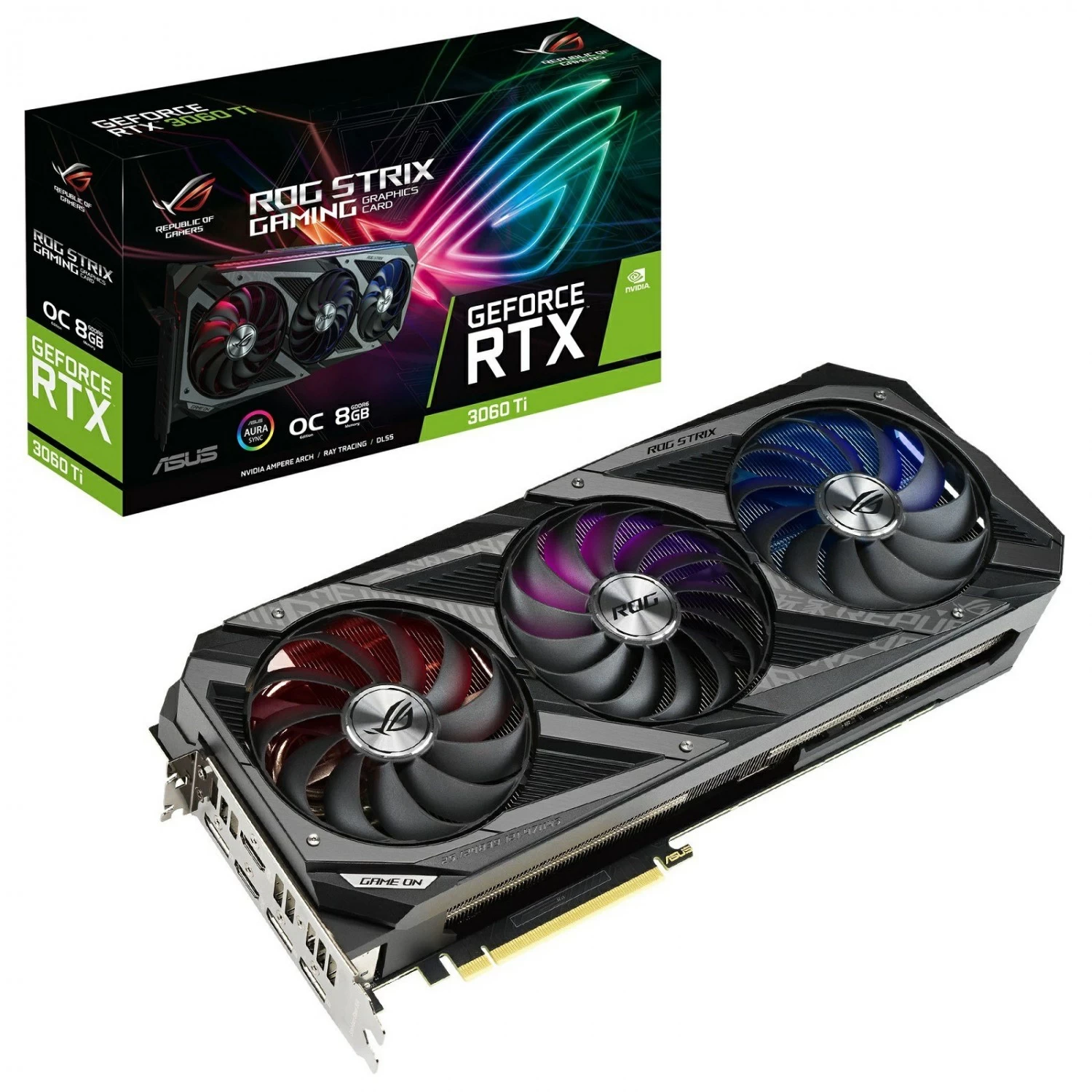 ASUS ROG STRIX RTX 3060 TI OC 8G GAMING Package