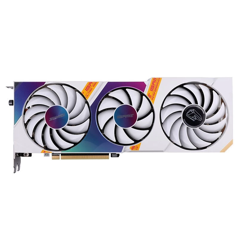 Colorful iGame Geforce RTX 3060 Ti Ultra W Top View
