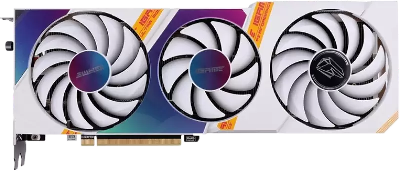 Colorful iGame Geforce RTX 3060 Ti Ultra OC W Transparent