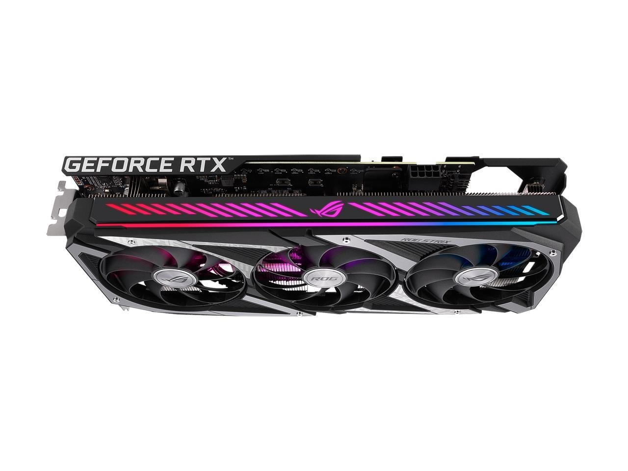 ASUS ROG Strix GeForce RTX 3060 OC Edition 12GB GDDR6 Front View