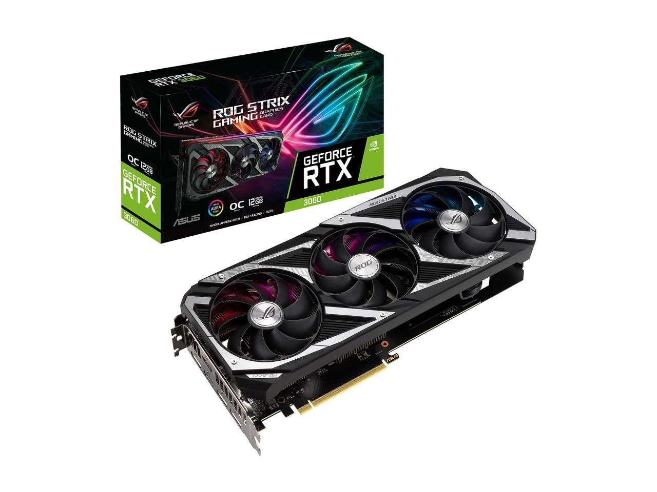 ASUS ROG Strix GeForce RTX 3060 OC Edition 12GB GDDR6 Package