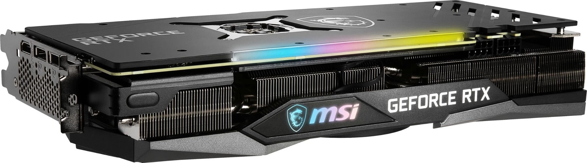 MSI GeForce RTX 3060 GAMING X TRIO 12G Front View
