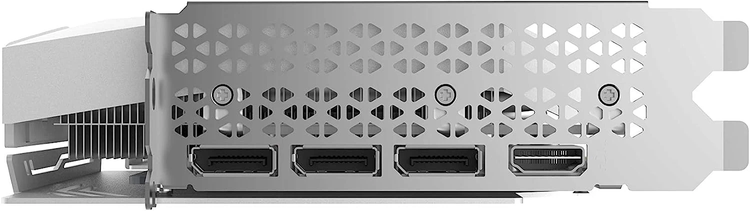 Zotac GAMING GeForce RTX 3060 AMP White Edition Left Side View