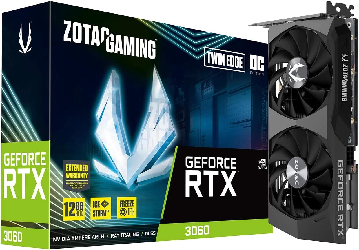 Zotac GAMING GeForce RTX 3060 Twin Edge OC Package