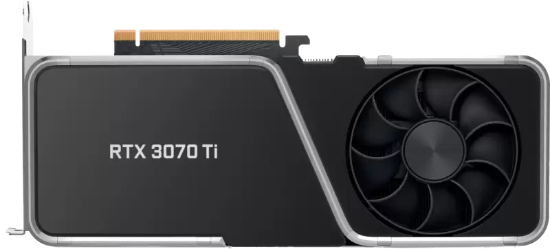 NVIDIA GeForce RTX 3070 Ti Founders Edition Transparent