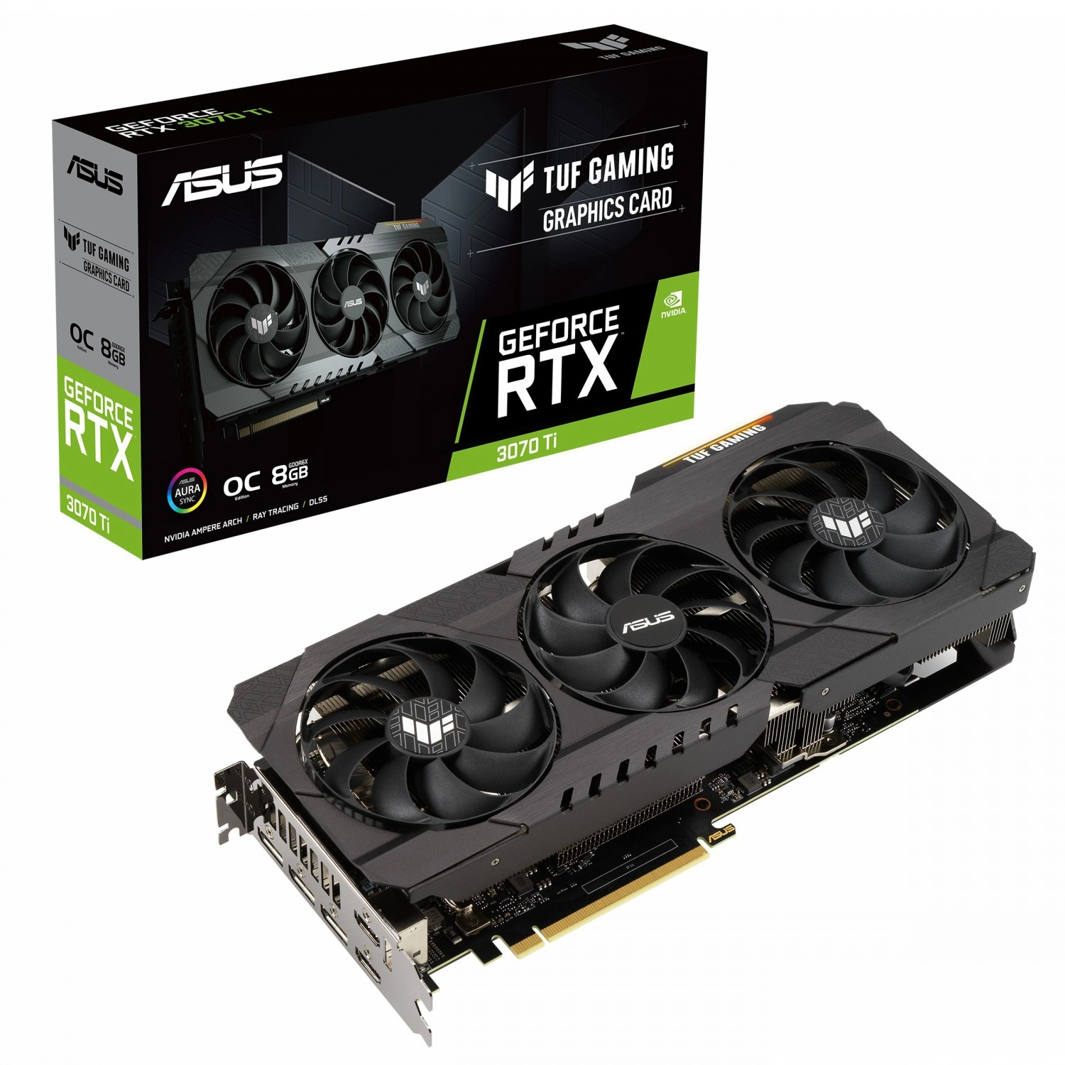 ASUS TUF Gaming GeForce RTX 3070 Ti OC Edition 8GB Package