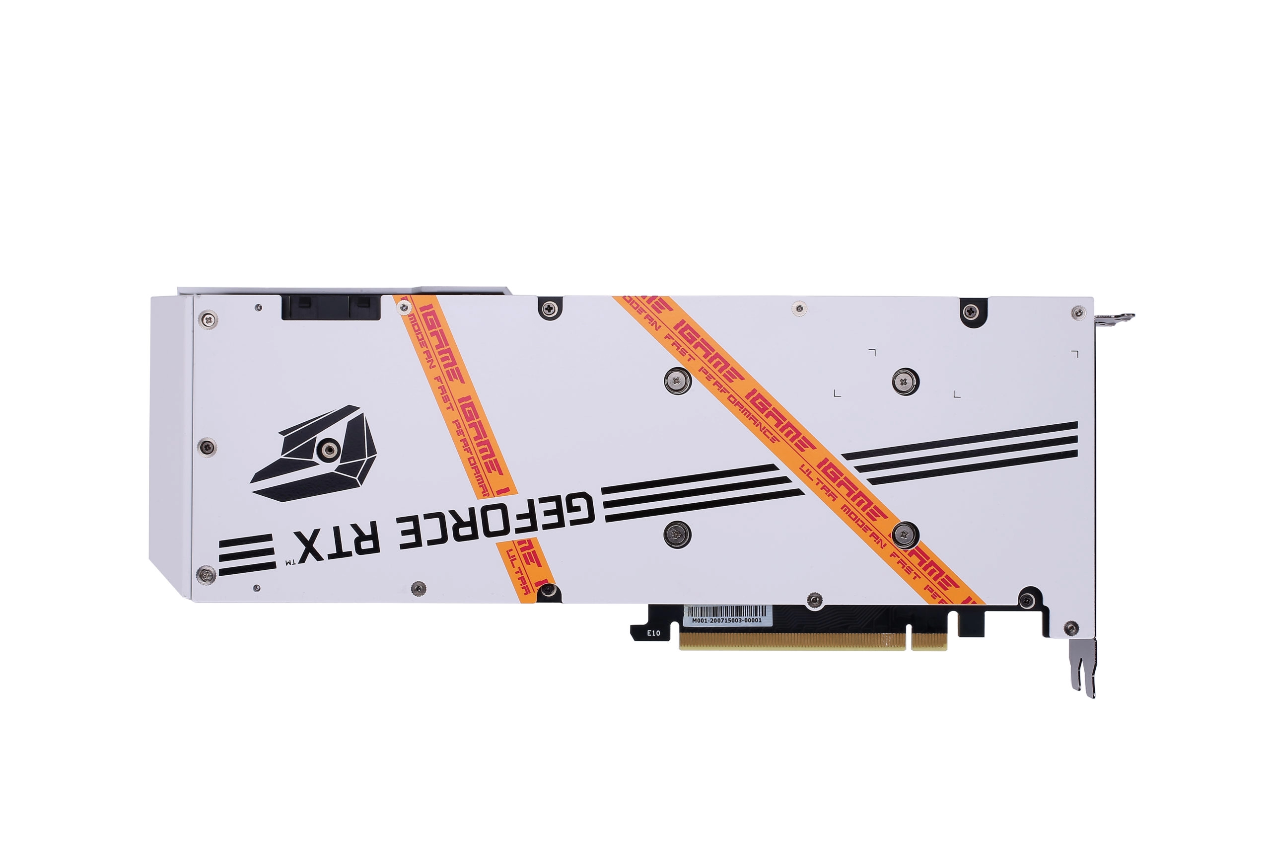 Colorful iGame GeForce RTX 3070 Ti Ultra White OC 8G Back View