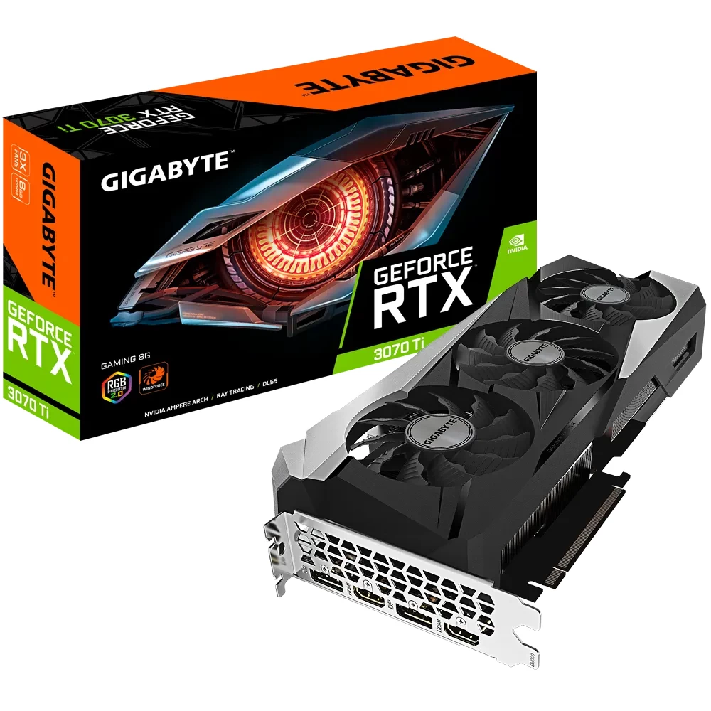 Gigabyte GeForce RTX 3070 Ti GAMING 8G Package