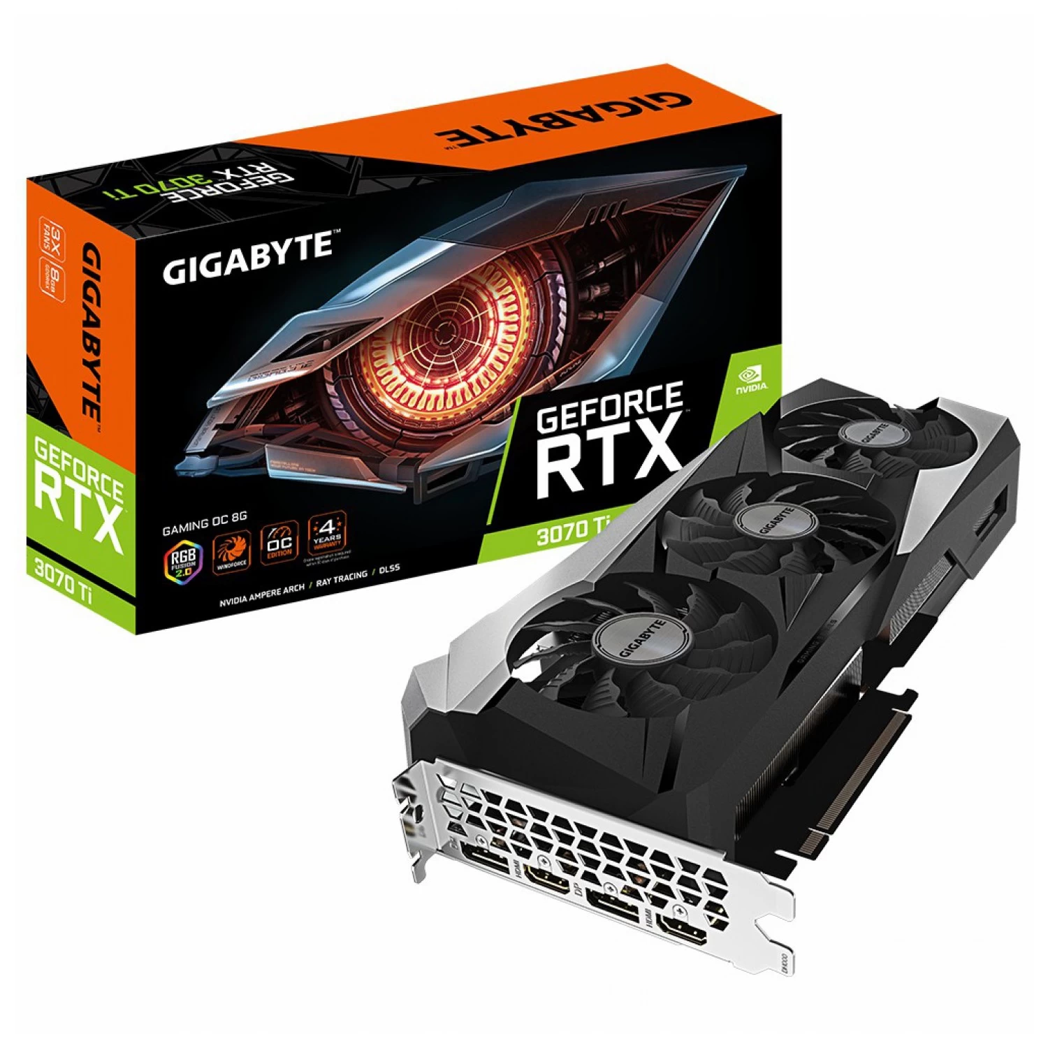Gigabyte GeForce RTX 3070 Ti GAMING OC 8G Package