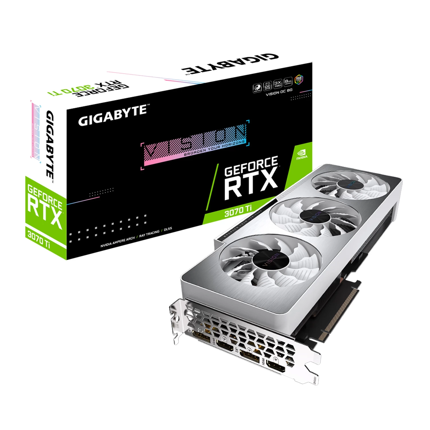 Gigabyte GeForce RTX 3070 Ti VISION OC 8G Package