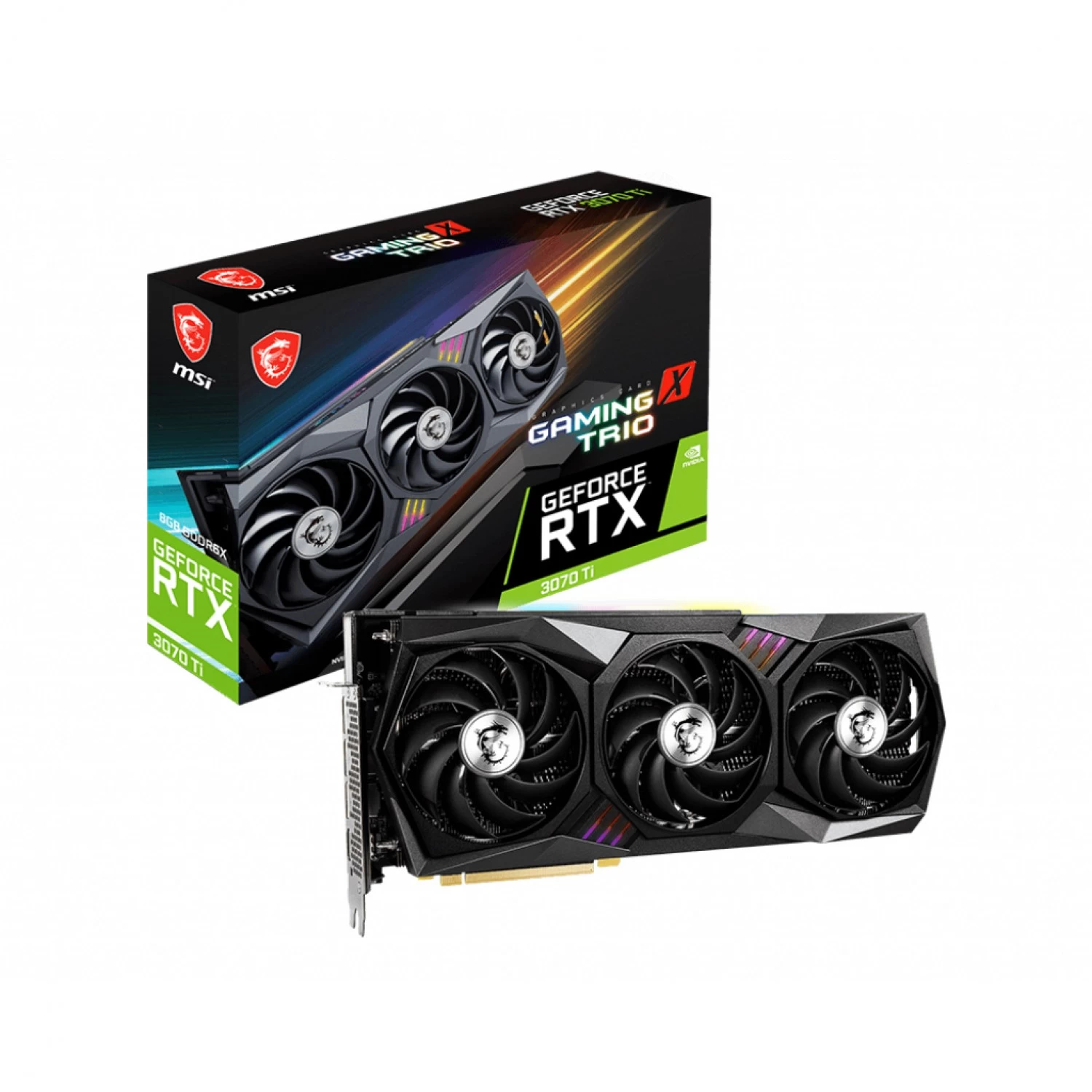 MSI GeForce RTX 3070 Ti GAMING X TRIO 8G Package