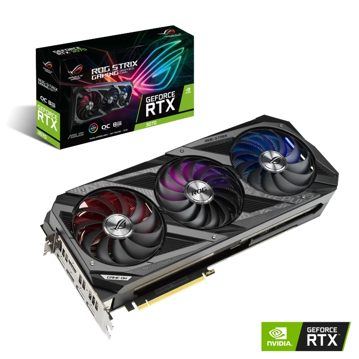 ASUS ROG Strix RTX 3070 8GB Gaming OC Package