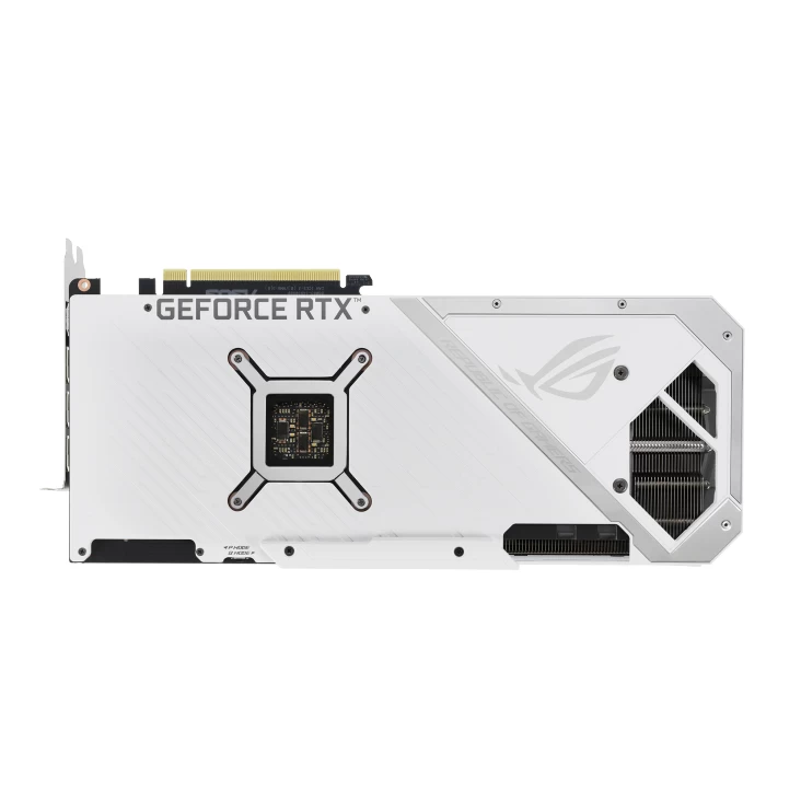 ASUS ROG STRIX RTX 3070 GAMING WHITE OC Edition Behind View