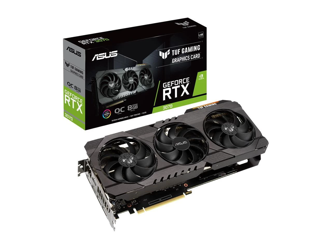 ASUS TUF Gaming GeForce RTX 3070 OC Edition Package
