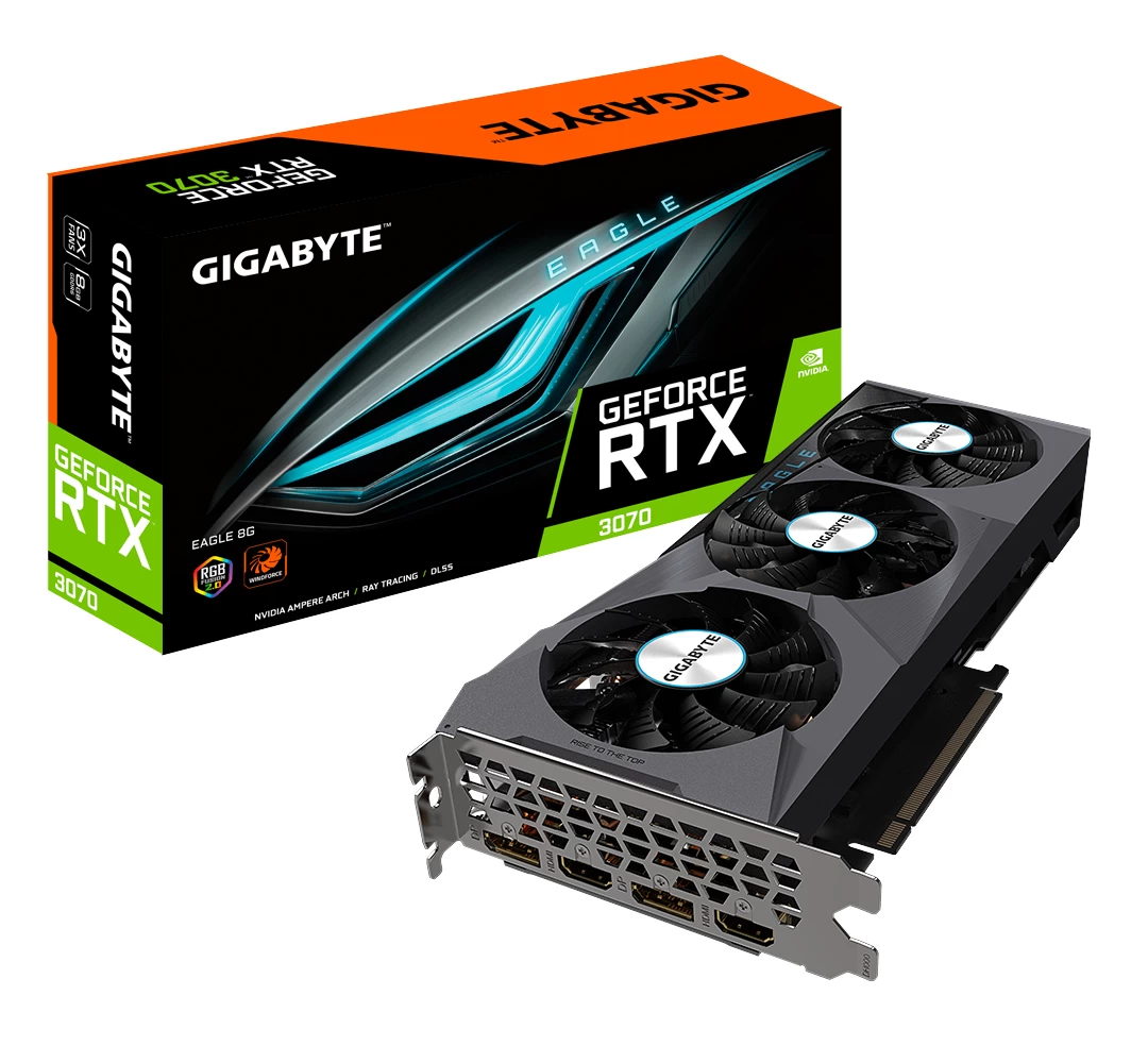 GIGABYTE GeForce RTX 3070 EAGLE 8G Package