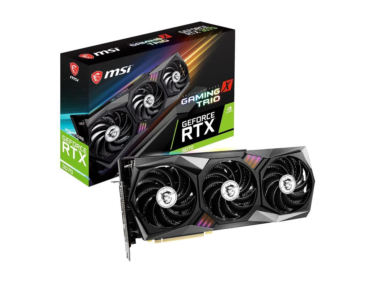 MSI GeForce RTX 3070 GAMING X TRIO Package