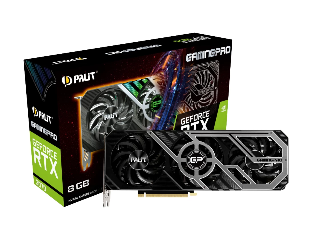 Palit GeForce RTX 3070 GamingPro Package